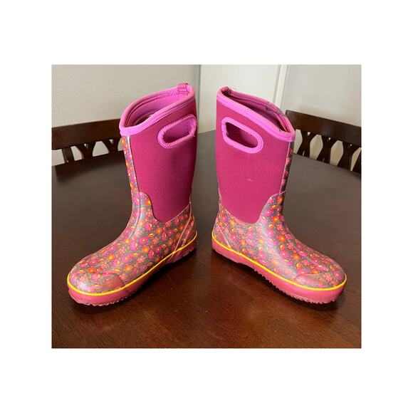 Bogs Sweet Pea Youth Girls/Women's Waterproof Rain Winter Boots ~ Size 5 - Picture 2 of 11